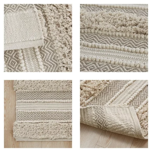 Woven Texture Stripe Bath Rug - Image 9