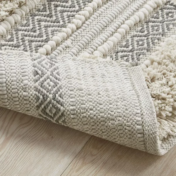 Woven Texture Stripe Bath Rug - Image 10