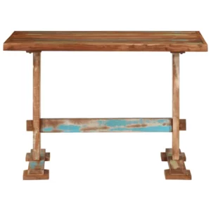 Dining Table 43.3"x21.7"x30.7" Solid Wood Reclaimed