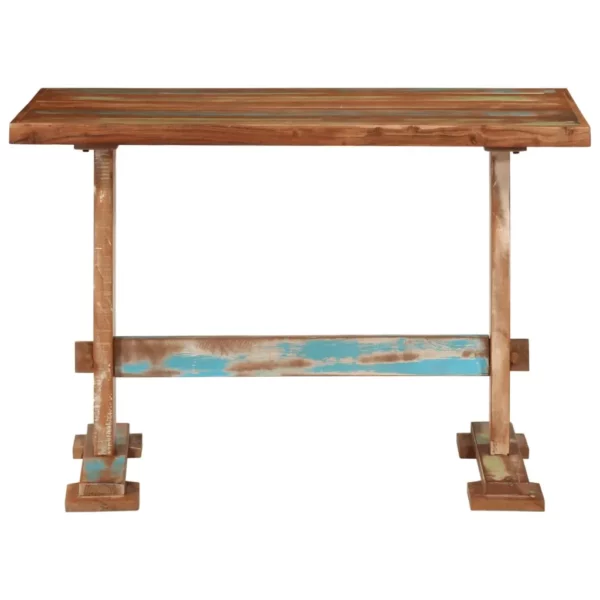Dining Table 43.3"x21.7"x30.7" Solid Wood Reclaimed