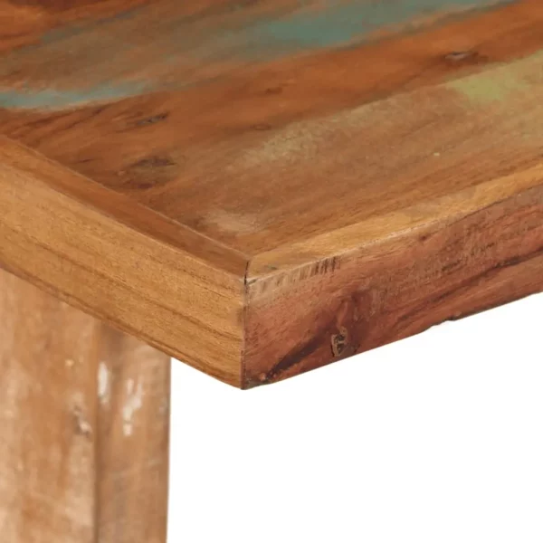 Dining Table 43.3"x21.7"x30.7" Solid Wood Reclaimed - Image 3