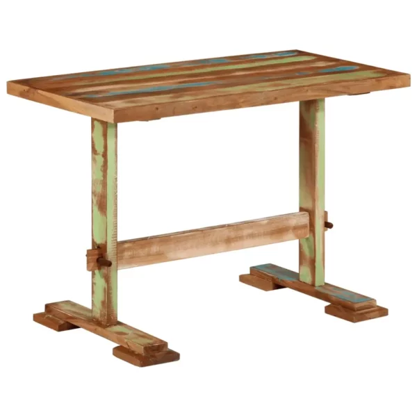 Dining Table 43.3"x21.7"x30.7" Solid Wood Reclaimed - Image 8