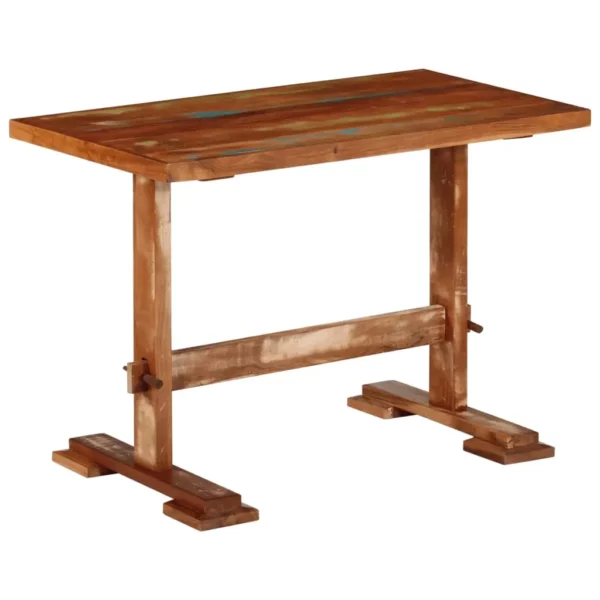 Dining Table 43.3"x21.7"x30.7" Solid Wood Reclaimed - Image 9