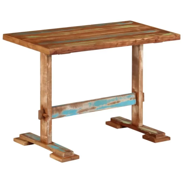 Dining Table 43.3"x21.7"x30.7" Solid Wood Reclaimed - Image 10