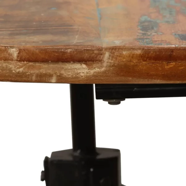 Dining Table Solid Reclaimed Wood and Steel 70.9" - Image 24