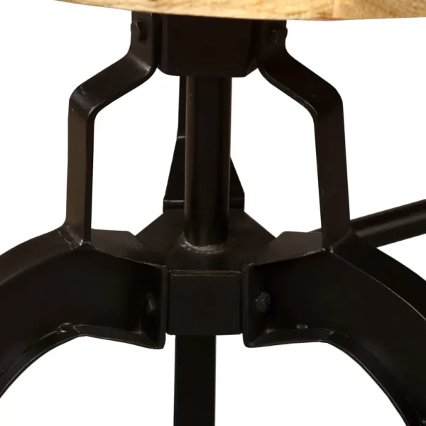 Dining Table Solid Reclaimed Wood and Steel 70.9" - Image 25