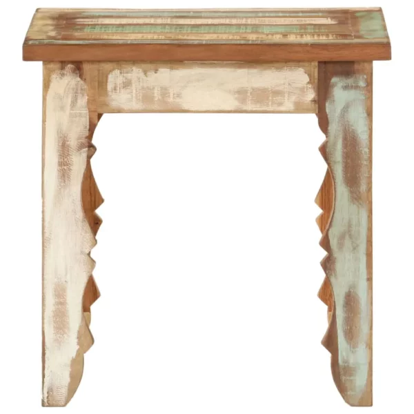 Coffee Table 15.7"x15.7"x15.7" Solid Reclaimed Wood - Image 2