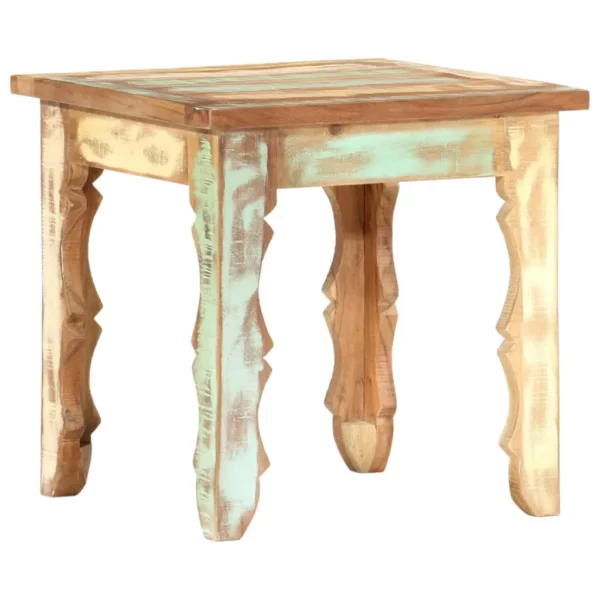 Coffee Table 15.7"x15.7"x15.7" Solid Reclaimed Wood - Image 5