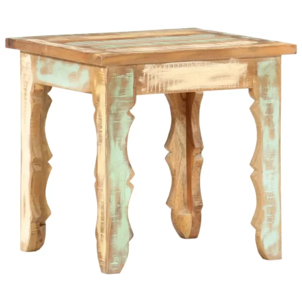 Coffee Table 15.7"x15.7"x15.7" Solid Reclaimed Wood - Image 6