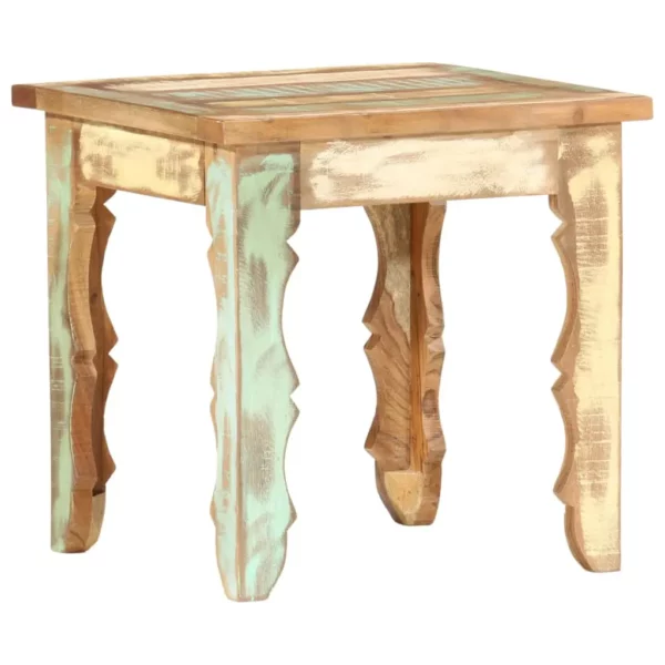 Coffee Table 15.7"x15.7"x15.7" Solid Reclaimed Wood - Image 8