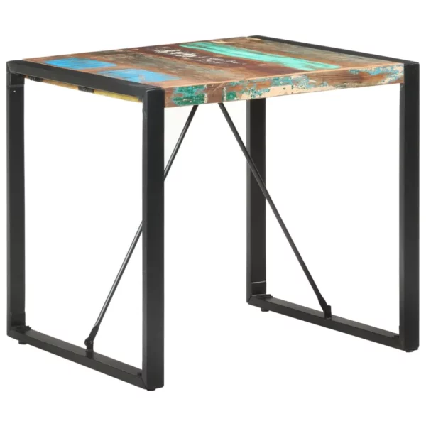 Dining Table 31.5"x31.5"x29.5" Solid Reclaimed Wood - Image 15