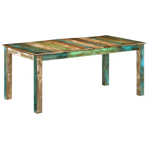 Dining Table 70.9"x35.4"x29.9" Solid Wood Reclaimed - Image 9