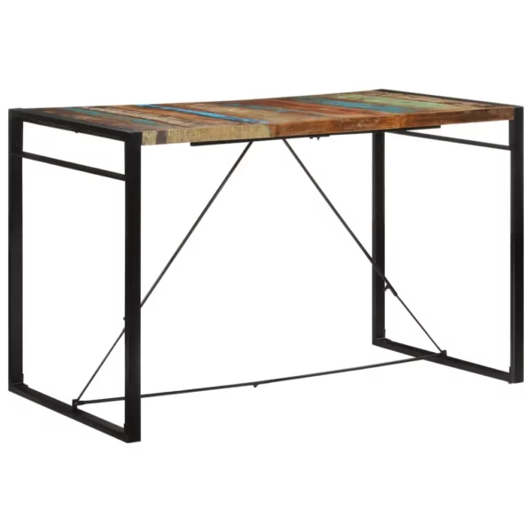 Bar Table 68.9"x35.4"x43.3" Solid Wood Reclaimed - Image 9