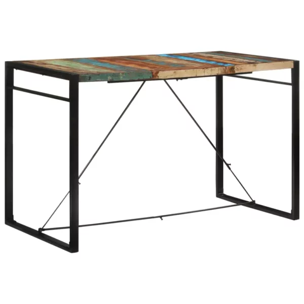 Bar Table 68.9"x35.4"x43.3" Solid Wood Reclaimed - Image 10
