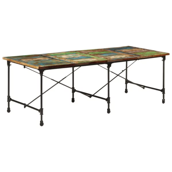 Dining Table 86.6"x35.4"x30.3" Solid Wood Reclaimed