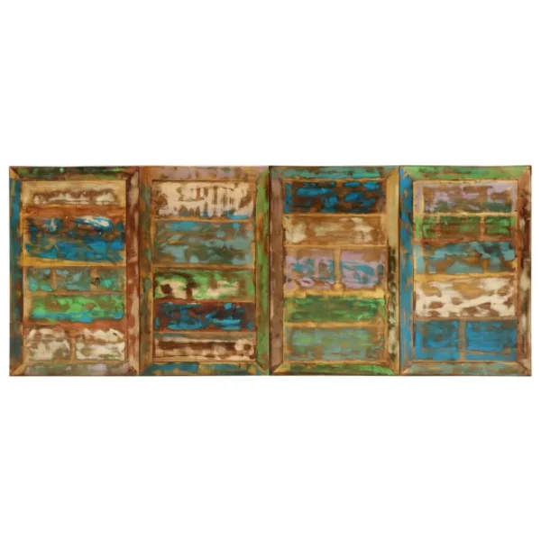 Dining Table 86.6"x35.4"x30.3" Solid Wood Reclaimed - Image 4