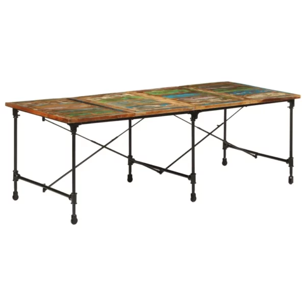 Dining Table 86.6"x35.4"x30.3" Solid Wood Reclaimed - Image 10