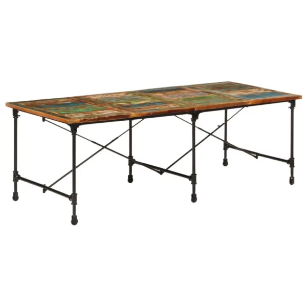 Dining Table 86.6"x35.4"x30.3" Solid Wood Reclaimed - Image 11