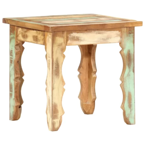 Coffee Table 15.7"x15.7"x15.7" Solid Reclaimed Wood - Image 9