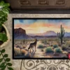 Desert Sunset Coyote Doormat - Image 3