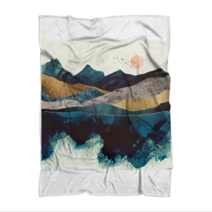 Blue Mountain Reflection Sublimation Adult Blanket
