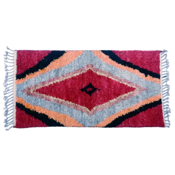 Red Fluffy Soft Rug - Image 2