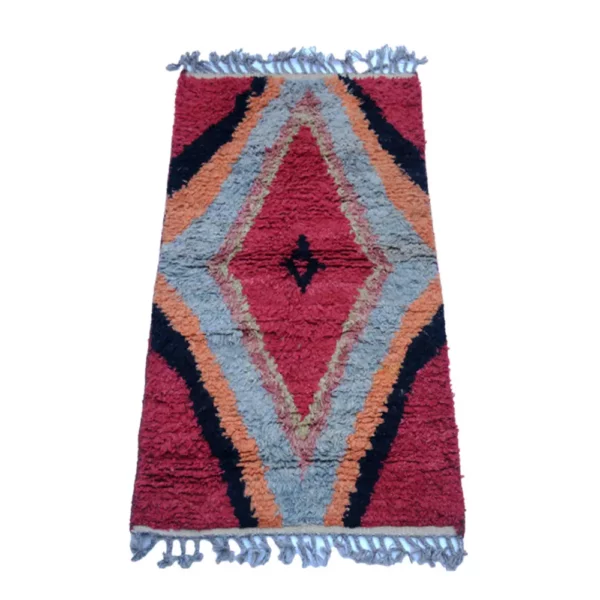 Red Fluffy Soft Rug - Image 3