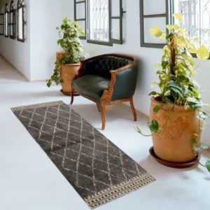 Berber Grey Nickel Soft Handknotted Rug