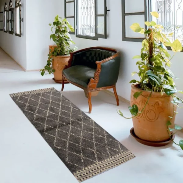 Berber Grey Nickel Soft Handknotted Rug
