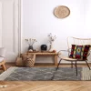 Berber Grey Nickel Soft Handknotted Rug - Image 7