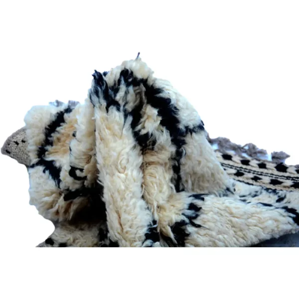 Berber Clay Ash Fluffy HandKnotted Soft Rug - Image 5