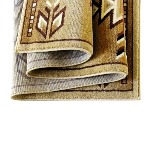 Lodi Collection Southwestern Brown Area Rug - 2' x 11' - Image 5