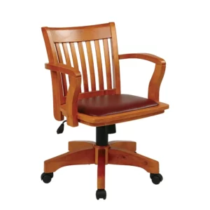 Deluxe Wood Banker's Chair