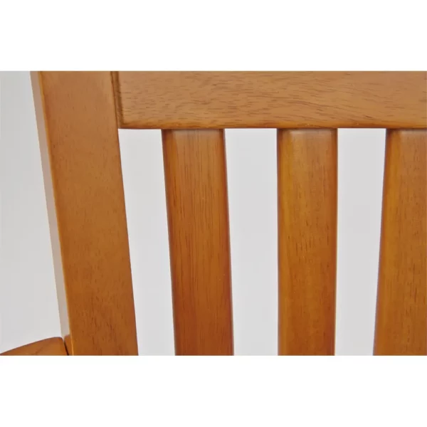 Deluxe Wood Banker's Chair - Image 4
