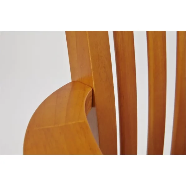 Deluxe Wood Banker's Chair - Image 5
