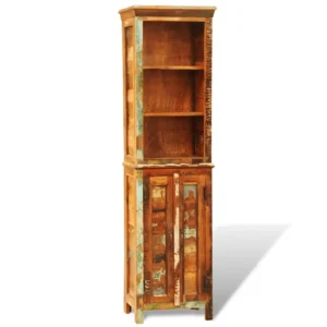Book Shelf Multicolor reclaimed wood Reclaimed solid wood