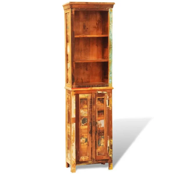 Book Shelf Multicolor reclaimed wood Reclaimed solid wood - Image 10