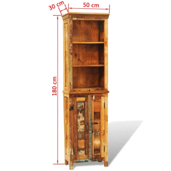 Book Shelf Multicolor reclaimed wood Reclaimed solid wood - Image 12