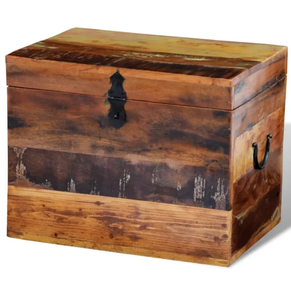 Storage Box Multicolor Reclaimed multi-color solid wood - Image 2