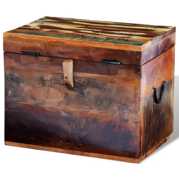 Storage Box Multicolor Reclaimed multi-color solid wood - Image 5