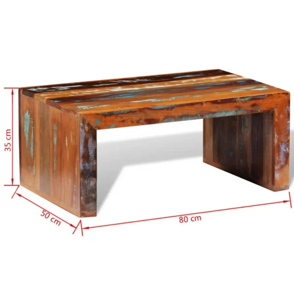  Coffee Table Reclaimed Wood - Image 7