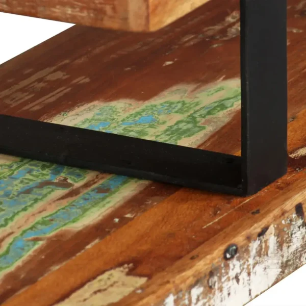  TV Stand Multicolour Solid Reclaimed Wood Medium - Image 8