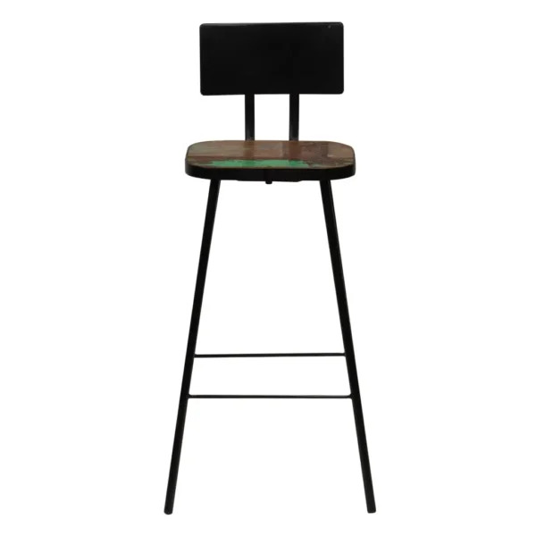Bar Set Multicolour Solid Reclaimed Wood Medium Industrial - Image 9