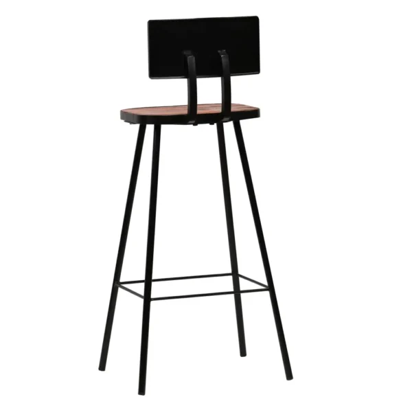 Bar Set Multicolour Solid Reclaimed Wood Medium Industrial - Image 11