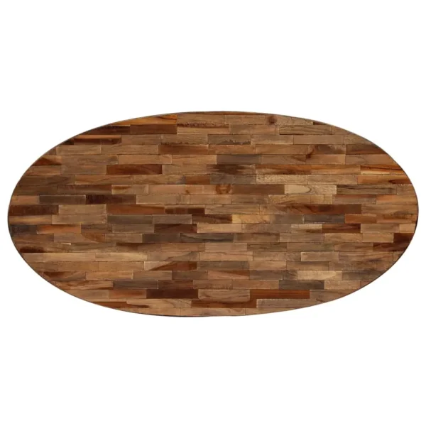 vidaXL Coffee Table Natural Wood Reclaimed Teak Wood 47.2 x 23.6 x 11.8 in - Image 5
