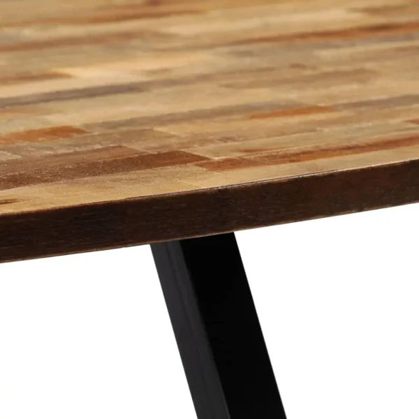 vidaXL Coffee Table Natural Wood Reclaimed Teak Wood 47.2 x 23.6 x 11.8 in - Image 6