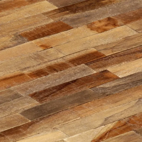 vidaXL Coffee Table Natural Wood Reclaimed Teak Wood 47.2 x 23.6 x 11.8 in - Image 9