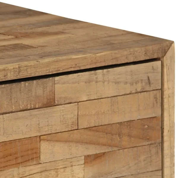  Sideboard Natural wood color Reclaimed teak wood Medium Sideboard - Image 6