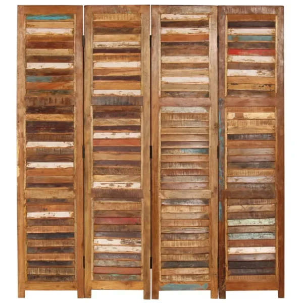 Room Divider Solid Reclaimed Wood 66.9" - Image 2