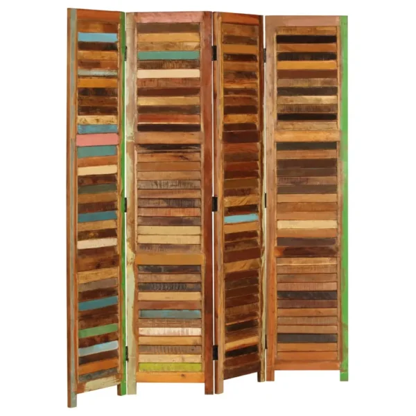 Room Divider Solid Reclaimed Wood 66.9" - Image 10